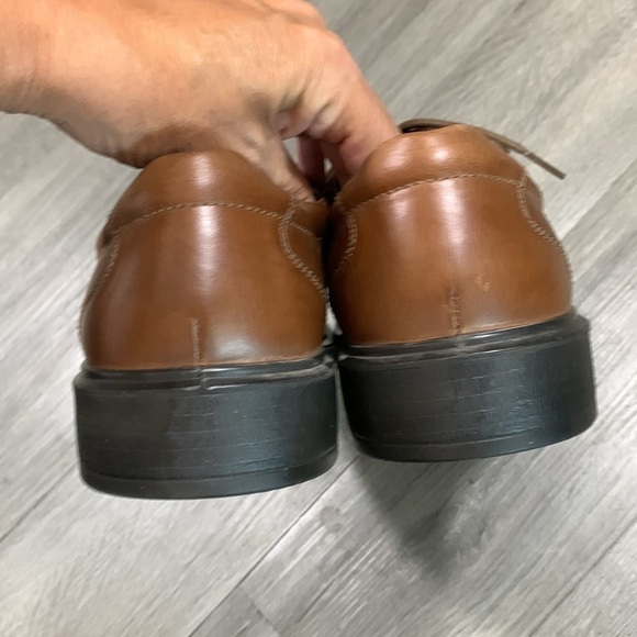 ECCO Helsinki Lace‎ Up Brown Leather Oxfords size 11 main image 9